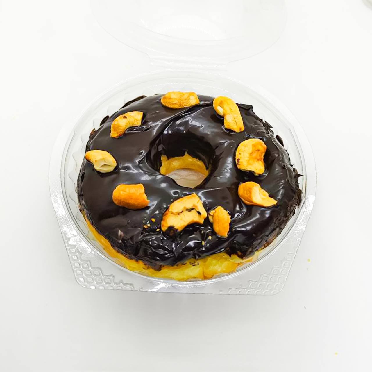 Big Chocolate Almond Donut